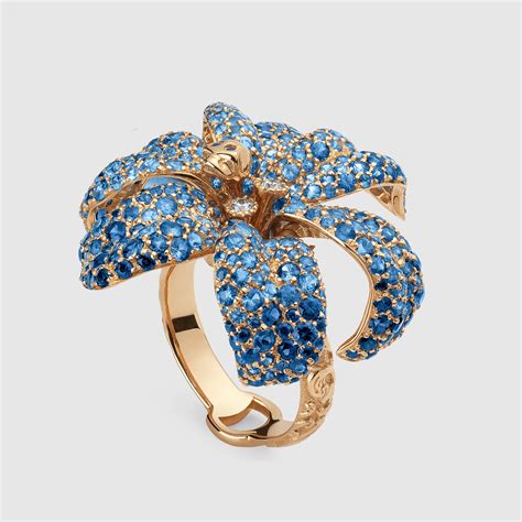 gucci bloom ring|gucci floral ring.